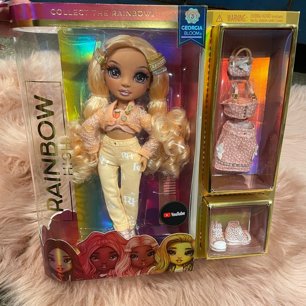 Rainbow High Georgia Bloom doll.